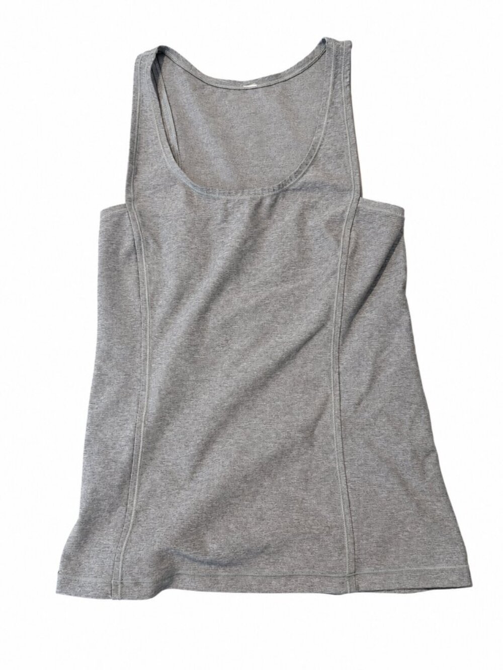 lululemon Heather Gray Tank Loop Cutout Back Fits Like Size 6